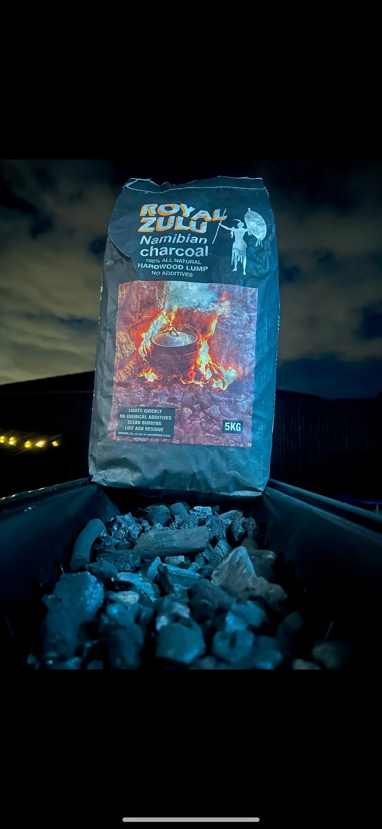 Royal Zulu BBQ 5Kg Charcoal